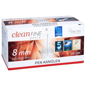 Cleanfine penta Pen Kanüle 31 G 8 mm 100 Stück Produktbild