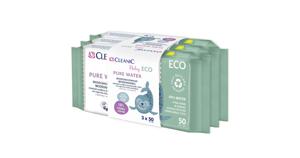 Cleanic Baby ECO Våtservetter Pure Water 3x50-pack produkt bild