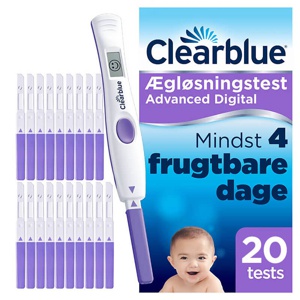 Clearblue Advanced Digital Ægløsningstest - 20 stk. pakke produktbillede