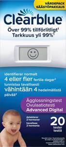 Clearblue Advanced Digitalt Ägglossningstest 20 st produkt bild