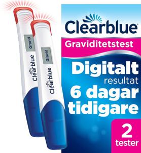 Clearblue Digitalt Ultratidigt Graviditetstest, 2 st produkt bild