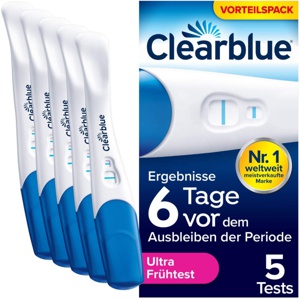 Clearblue Schwangerschaftstest Ultra FrÃ¼he Erkennung Urin Produktbild
