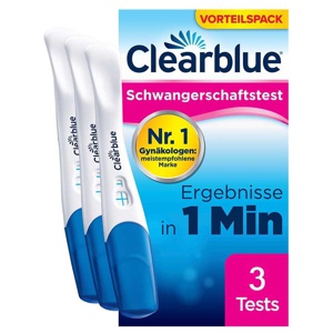 Clearblue Schwangerschaftstest schnelle Erkennung Produktbild