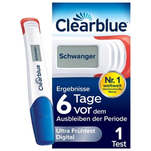 Clearblue Schwangerschaftstest Ultra Frühtest Digital 1 St Test Produktbild