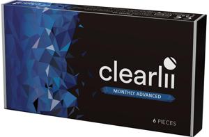 Clearlii Monthly Advanced -2.25, 6 st produkt bild