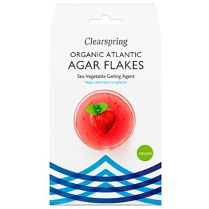 Clearspring Agar agar flager - 28g produktbillede