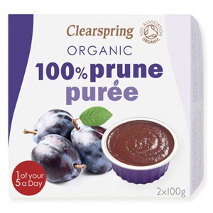 Clearspring Blomme puré Ø 2 x 100 g produktbillede