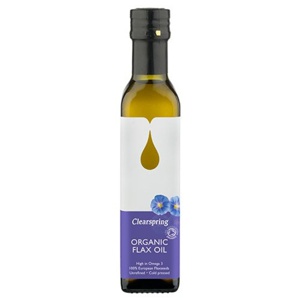 Clearspring Hørfrøolie Ø 250 ml produktbillede