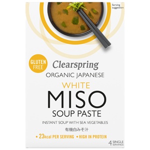 Clearspring Miso Soup Paste hvid m. tang Ø 100 ml produktbillede