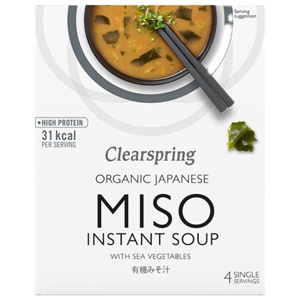 Clearspring Instant Miso Soup m. Sea Vegetable Ø 40 g produktbillede