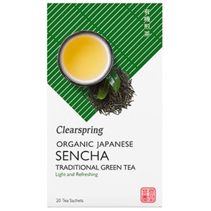 Clearspring Japansk Sencha Grøn Te Økologisk   20 breveeve produktbillede