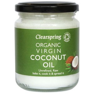 Clearspring Kokosolie koldpresset Ø 219 ml produktbillede