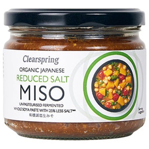 Clearspring Miso Brown Rice Økologisk Reduceret Salt Upasteuriseret   270 g produktbillede