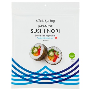 Clearspring Nori sushi plader 17 g produktbillede