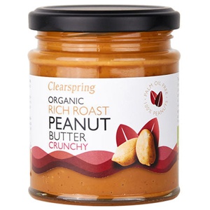 Peanutbutter Crunchy Øko. - 170 gram produktbillede
