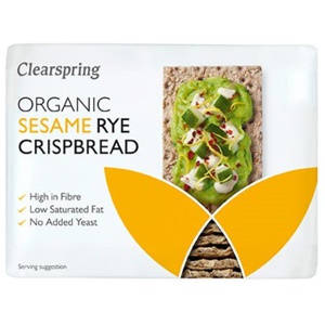 Clearspring Rugknækbrød M. Sesam Økologisk   200 g produktbillede