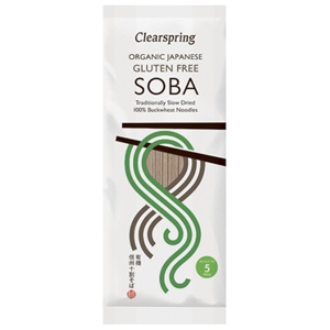Clearspring Soba Noodles 100% Boghvede Ø 250 g produktbillede