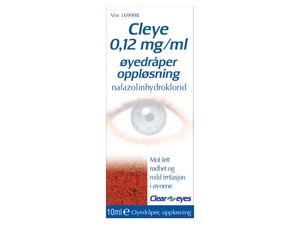 Cleye 0,12 mg/ml øyedråper 10 ml produktbilde