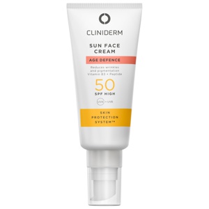 Cliniderm Age Defence Sun Face Cream SPF50, 40 ml produktbilde