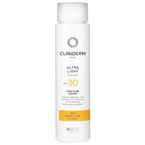 Cliniderm Ultra Light Sun Milk SPF30 150 ml produktbilde