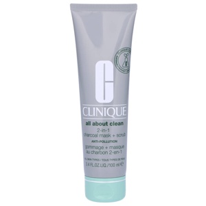 Clinique All About Clean Charcoal Mask + Scrub 100 ml Produktbild