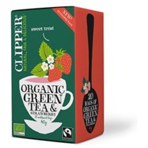 Clipper Tea Green Tea Lime & Ginger EKO 20 poser produktbillede