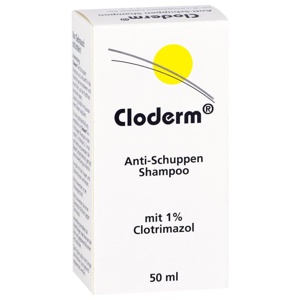 CLODERM Anti Schuppen Shampoo 50 ml Shampoo Produktbild