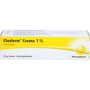 Cloderm Creme 1% 20 g Creme Produktbild