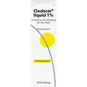 Cloderm liquid 1% 30 ml Lösung Produktbild