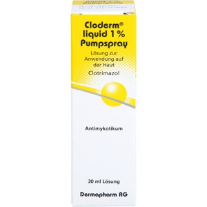 Cloderm liquid 1% Pumpspray 30 ml Spray Produktbild