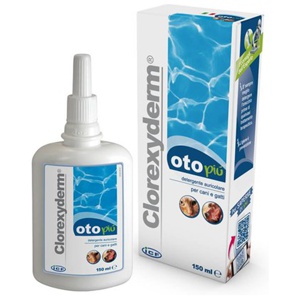 Clorexyderm Oto Piu, ørerens - 150 ml. produktbillede