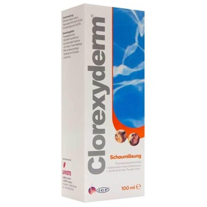 Clorexyderm Schaumlösung für Hunde / Katzen, 100 ml Schaum Produktbild