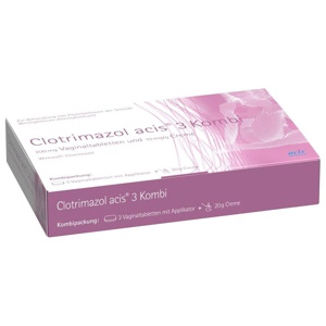 CLOTRIMAZOL acis 3 Kombipackung Produktbild