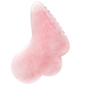 Cloud & Glow Butterfly Gua Sha Rose Quartz produkt bild