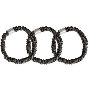 Cloud & Glow Silk Scrunchies 1 cm Charcoal produkt bild