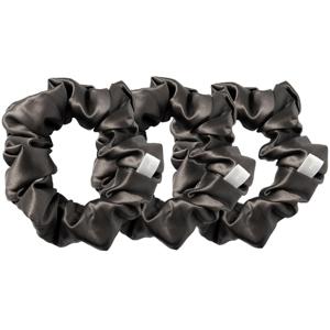 Cloud & Glow  Silk Scrunchies 4 cm Charcoal produkt bild