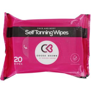 Cocoa Brown Self Tanning Wipes Face & Body 20 pcs 20 pcs produkt bild