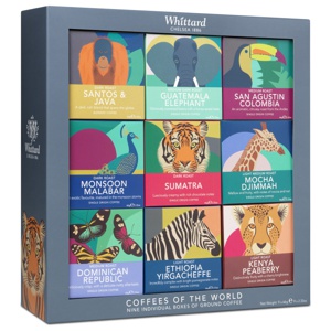 Coffee of the world Gift Set Malet kaffe 9x45g - Whittard produkt bild