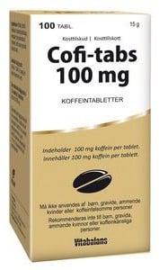 Cofi-tabs 100 mg 100 tabletter produkt bild