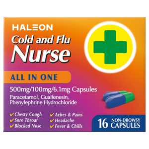 Cold and Flu Nurse All in One Capsules Pack of 16 product image