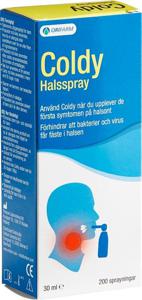Coldy Halsspray 30 ml produkt bild