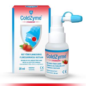 ColdZyme Strawberry munspray mot förkylning 20 ml produkt bild