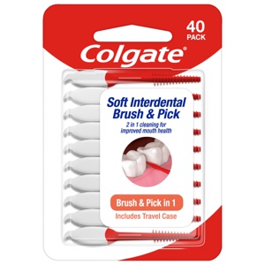Colgate Interdental stick Soft - 40 stk. produktbillede