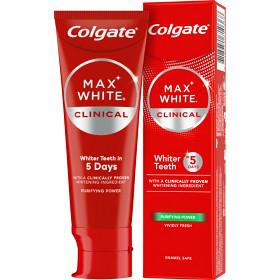Colgate Max White Clinical tandkräm 75 ml produkt bild