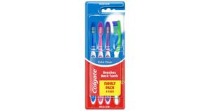 Colgate Tandborstar ExtraClean Medium 4 st produkt bild