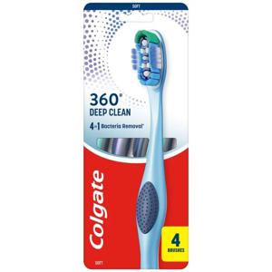 Colgate tandborste 360° Deep Clean Soft 4-pack produkt bild