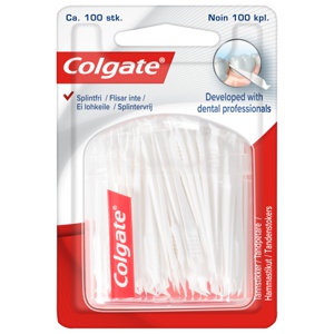 Colgate Plast Tandstikker - 100 stk. produktbillede