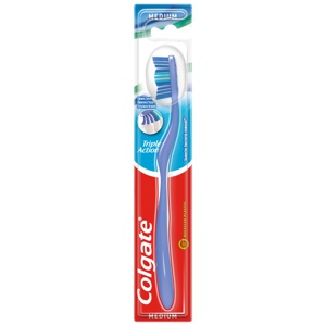 Colgate Triple Action Tandbørste Medium - 1 stk. produktbillede