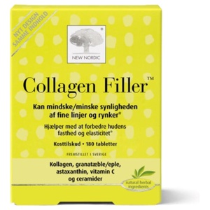 New Nordic Skin Care Collagen Filler - 180 tabl. produktbillede