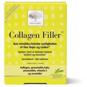 New Nordic Skin Care Collagen Filler 300 tabl produktbillede